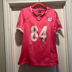 NFL Pink Women's Jersey with White Accents